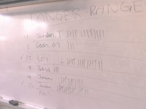 Voting results for TropiCanada's newly-formed "Danger Rangers" party.